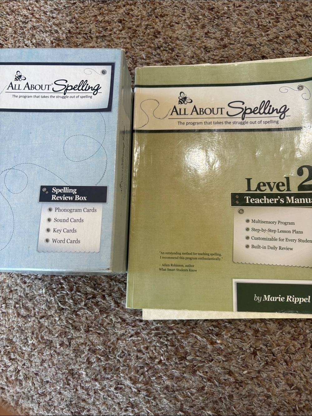 All About Spelling Level 2 Teacher's Manual & Review Box -
